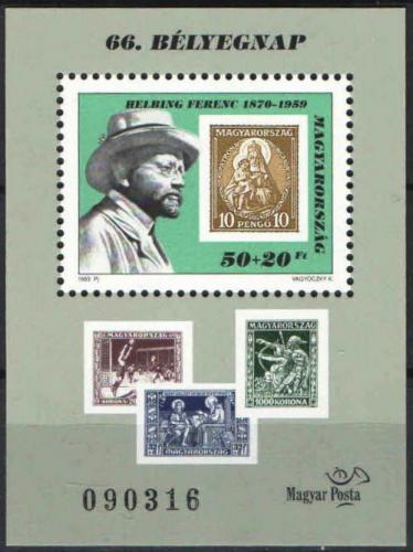 Poštovní známka Maïarsko 1993 Den známek Mi# Block 227