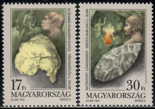 Poštovní známky Maïarsko 1993 Archeologické nálezy Mi# 4266-67