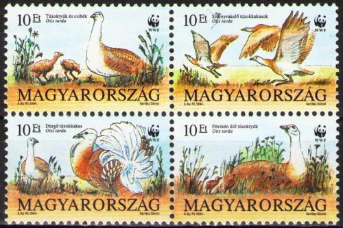 Poštovní známky Maïarsko 1994 Drop velký, WWF Mi# 4282-85