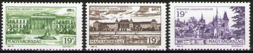 Poštovní známky Maïarsko 1994 Turistické zajímavosti v Budapešti Mi# 4320-22