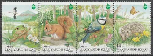Poštovní známky Maïarsko 1995 Fauna Mi# 4343-46