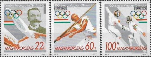Poštovní známky Maïarsko 1995 MOV, 100. výroèí Mi# 4349-51 Kat 5.50€