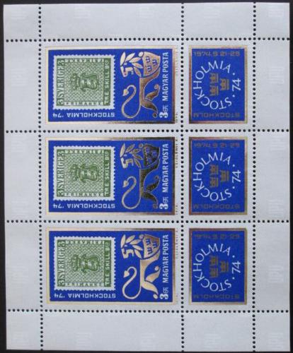 Poštovní známky Maïarsko 1974 Výstava STOCKHOLMIA Mi# 2981