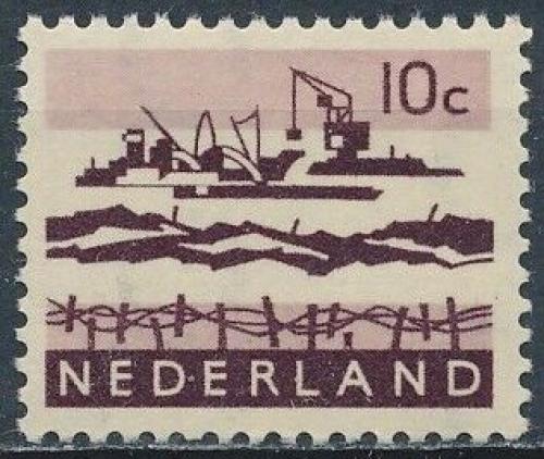 Poštovní známka Nizozemí 1963 Tìžební loï Mi# 800