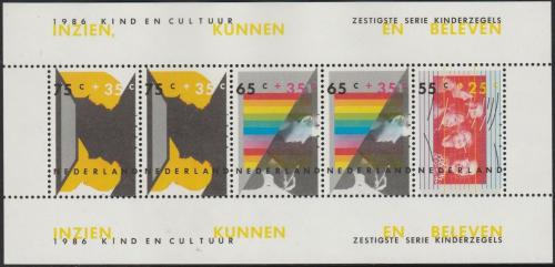 Poštovní známky Nizozemí 1986 Dìti a kultura Mi# Block 29 Kat 5€
