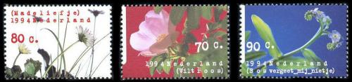 Poštovní známky Nizozemí 1994 Kvìtiny Mi# 1504-06