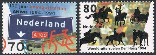 Poštovní známky Nizozemí 1994 Doprava Mi# 1518-19