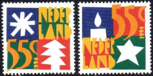 Potovn znmky Nizozem 1994 Vnoce Mi# 1528-29