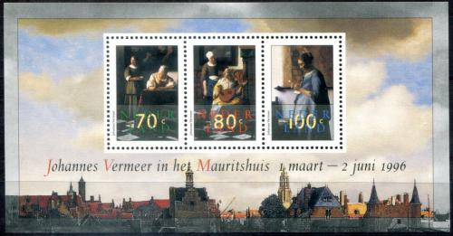 Poštovní známky Nizozemí 1996 Umìní, Vermeer Mi# Block 46
