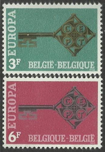 Poštovní známky Belgie 1968 Evropa CEPT Mi# 1511-12