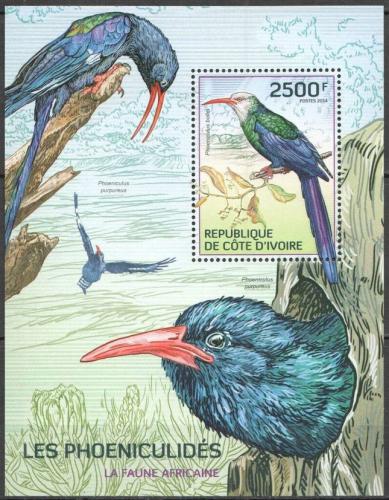 Poštovní známka Pobøeží Slonoviny 2014 Dudci Mi# Block 201 Kat 11€