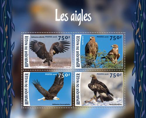 Poštovní známky Niger 2016 Orli Mi# 4132-35 Kat 12€