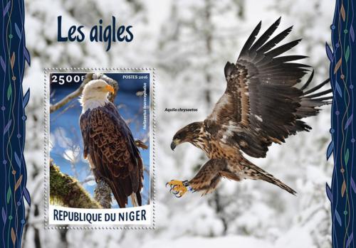 Poštovní známka Niger 2016 Orli Mi# Block 531 Kat 10€