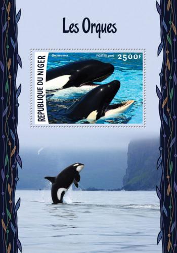 Poštovní známka Niger 2016 Kosatky Mi# Block 533 Kat 10€ 