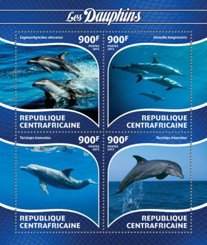 Poštovní známky SAR 2015 Delfíni Mi# 5450-53 Kat 16€