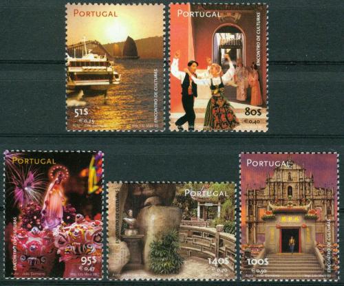 Poštovní známky Portugalsko 1999 Festival v Macao Mi# 2342-46 Kat 6€