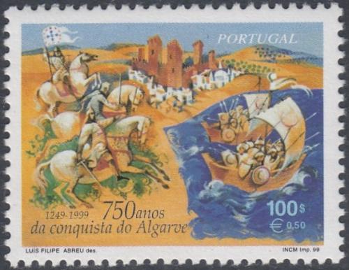 Poštovní známka Portugalsko 1999 Vojsko krále Alfonse III. Mi# 2371