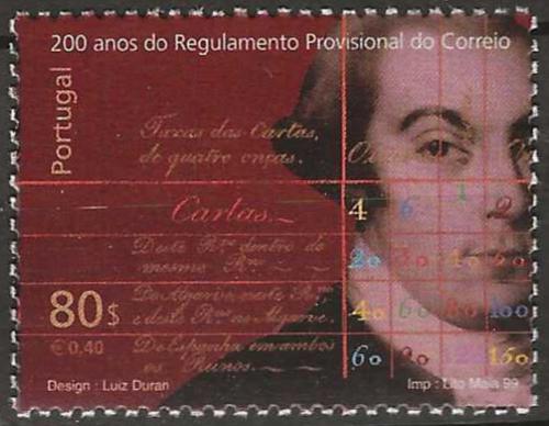 Poštovní známka Portugalsko 1999 José Diogo de Mascarenhas Neto Mi# 2378