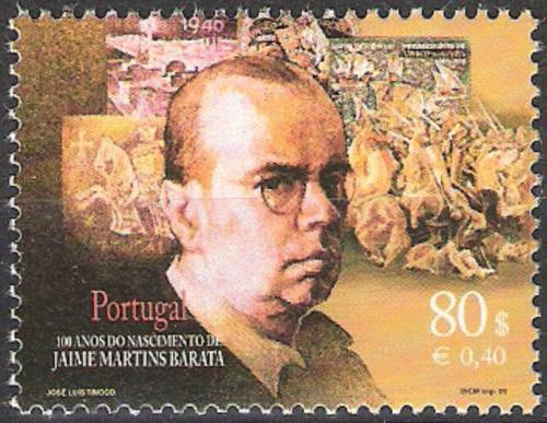 Poštovní známka Portugalsko 1999 Jaime Martins Barata, malíø Mi# 2379