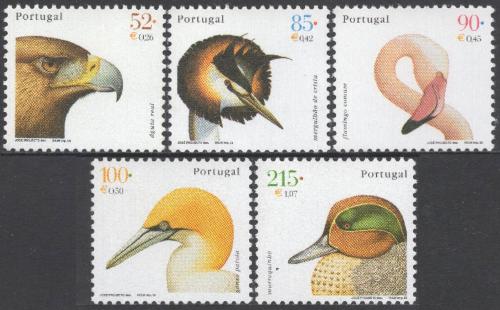 Poštovní známky Portugalsko 2000 Ptáci Mi# 2388-92 Kat 9€
