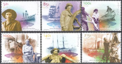 Poštovní známky Portugalsko 2000 Lov tresek Mi# 2448-53