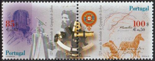 Poštovní známky Portugalsko 2000 Geografická spoleènost, 125. výroèí Mi# 2467-68