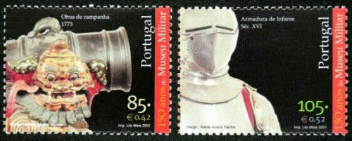 Poštovní známky Portugalsko 2001 Vojenské muzeum, 150. výroèí Mi# 2514-15