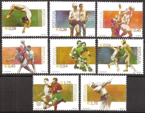 Poštovní známky Portugalsko 2002 Sport Mi# 2603-10