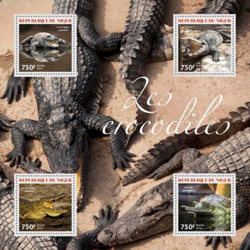 Poštovní známky Niger 2014 Krokodýli Mi# Mi# 2932-35 Kat 12€