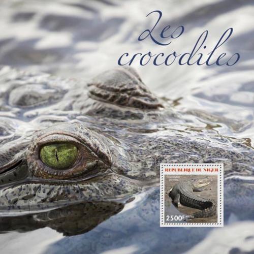 Poštovní známka Niger 2014 Krokodýli Mi# Mi# Block 330 Kat 10€