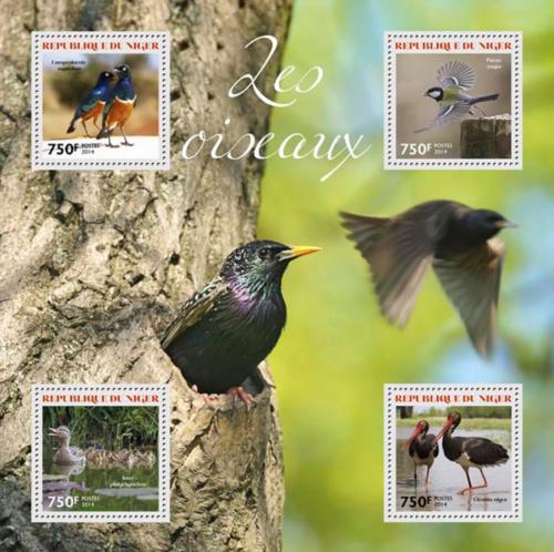 Poštovní známky Niger 2014 Ptáci Mi# Mi# 2937-40 Kat 12€