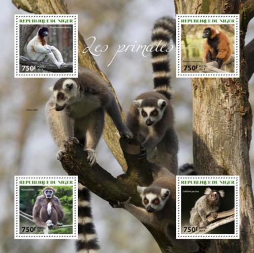 Poštovní známky Niger 2014 Opice Mi# Mi# 2957-60 Kat 12€