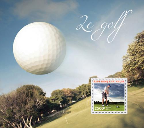 Poštovní známka Niger 2014 Golf Mi# Block 341 Kat 10€