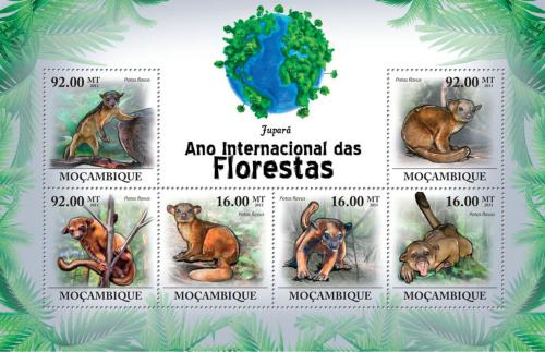 Poštovní známky Mosambik 2011 Kynkažu Mi# 4433-38 Kat 14€