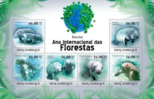 Poštovní známky Mosambik 2011 Kapustòák širokonosý Mi# 4397-4402 Kat 11€ 