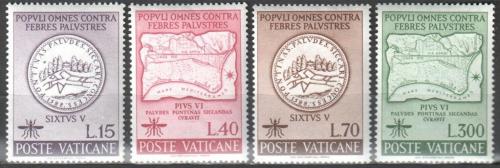 Poštovní známky Vatikán 1962 Boj proti malárii Mi# 393-96