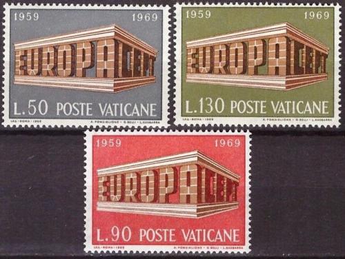 Poštovní známky Vatikán 1969 Evropa CEPT Mi# 547-49