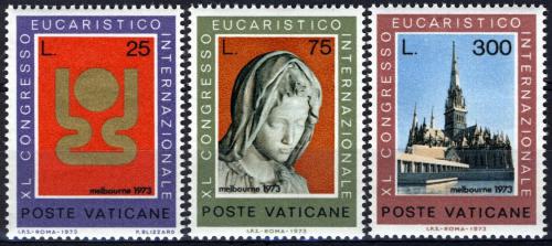 Poštovní známky Vatikán 1973 Svìtový eucharistický kongres v Melbourne Mi# 615-17