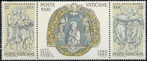 Poštovní známky Vatikán 1982 Sochy, Luca della Robbia Mi# 805-07