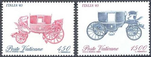 Poštovní známky Vatikán 1985 Dostavníky Mi# 880-81