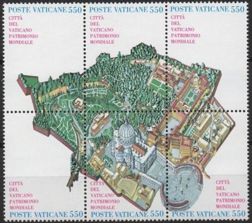 Poštovní známky Vatikán 1986 Dìdictví UNESCO Mi# 883-88