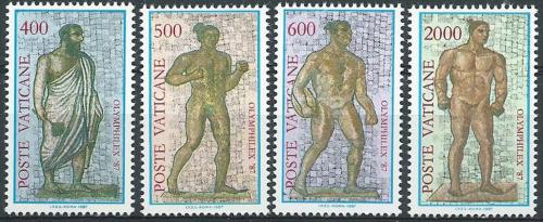 Poštovní známky Vatikán 1987 Výstava OLYMPHILEX ’87 Mi# 916-19