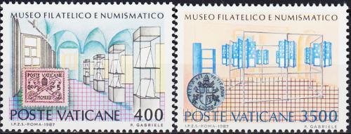 Poštovní známky Vatikán 1987 Muzeum filatelie a numismatiky Mi# 924-25