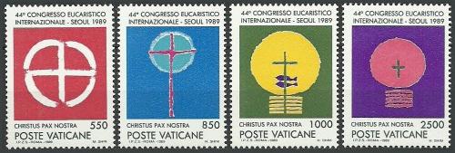 Poštovní známky Vatikán 1989 Eucharistický kongres Mi# 984-87 Kat 5€