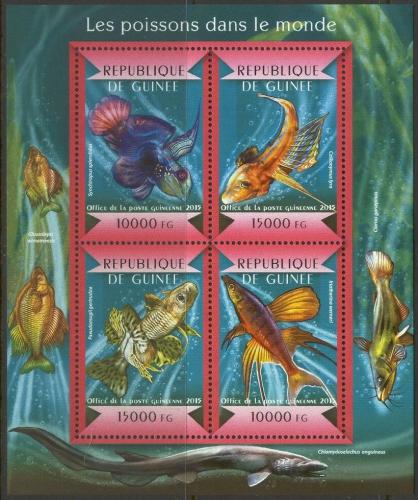 Poštovní známky Guinea 2015 Ryby Mi# 10917-20 Kat 20€