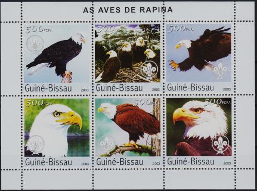 Potovn znmky Guinea-Bissau 2003 Orli Mi# 2596-2601 Kat 12 - zvtit obrzek