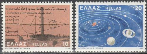 Poštovní známky Øecko 1980 Astronomie Mi# 1409-10