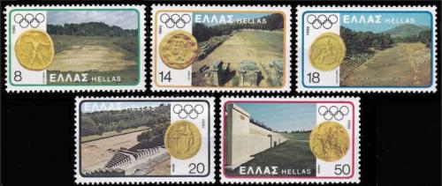 Poštovní známky Øecko 1980 LOH Moskva Mi# 1421-25
