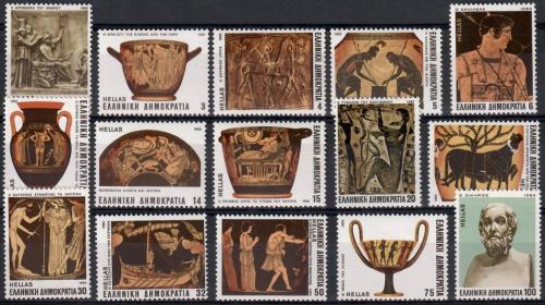 Poštovní známky Øecko 1983 Homér a jeho doba Mi# 1531-45