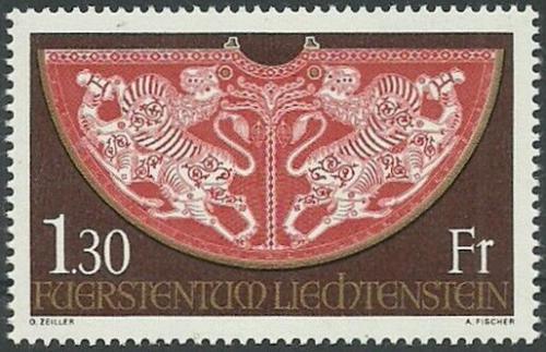 Poštovní známka Lichtenštejnsko 1975 Korunovaèní pláš� Mi# 634